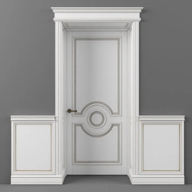 Tambour door and wall panels